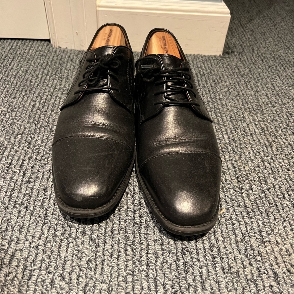 Johnston & Murphy Black Oxfords
